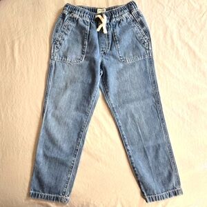 Crewcuts Girls Denim Drawstring Pant Surfside Wash 8